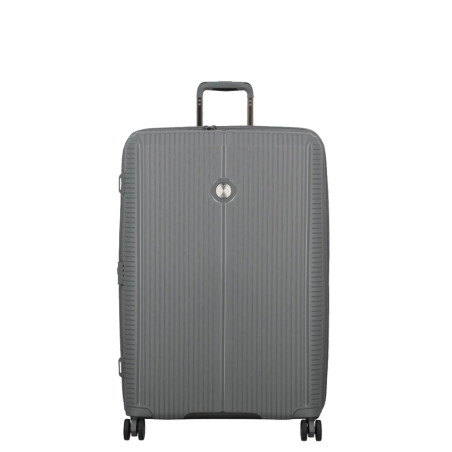 Jump Sondo 77cm Expandable Hard Shell Suitcase with 4 Wheels - Grey
