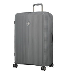 Jump Sondo 77cm Expandable Hard Shell Suitcase with 4 Wheels - Grey