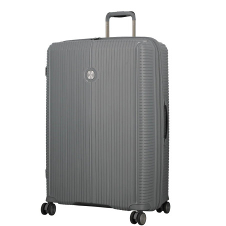 Jump Sondo 77cm Expandable Hard Shell Suitcase with 4 Wheels - Grey