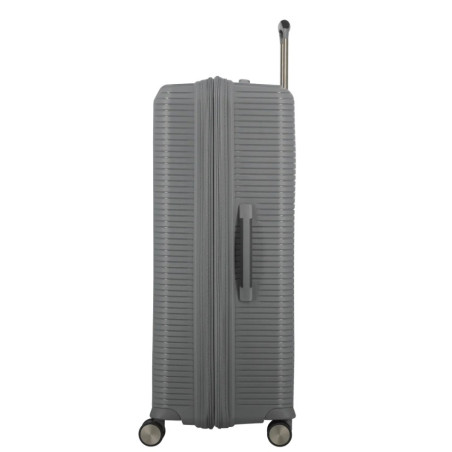 Jump Sondo 77cm Expandable Hard Shell Suitcase with 4 Wheels - Grey
