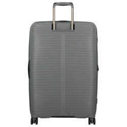 Jump Sondo 77cm Expandable Hard Shell Suitcase with 4 Wheels - Grey