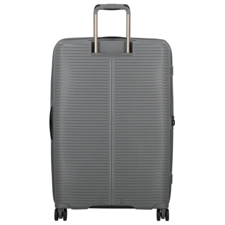 Jump Sondo 77cm Expandable Hard Shell Suitcase with 4 Wheels - Grey