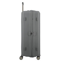Jump Sondo 77cm Expandable Hard Shell Suitcase with 4 Wheels - Grey