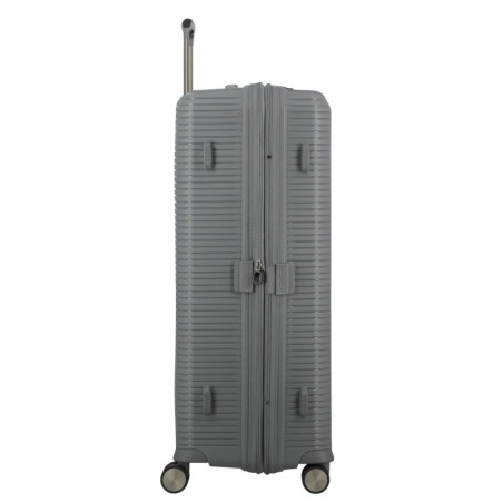 Jump Sondo 77cm Expandable Hard Shell Suitcase with 4 Wheels - Grey
