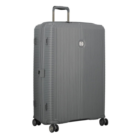 Jump Sondo 77cm Expandable Hard Shell Suitcase with 4 Wheels - Grey