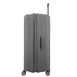 Jump Sondo 77cm Expandable Hard Shell Suitcase with 4 Wheels - Grey