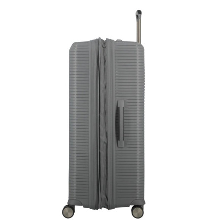 Jump Sondo 77cm Expandable Hard Shell Suitcase with 4 Wheels - Grey