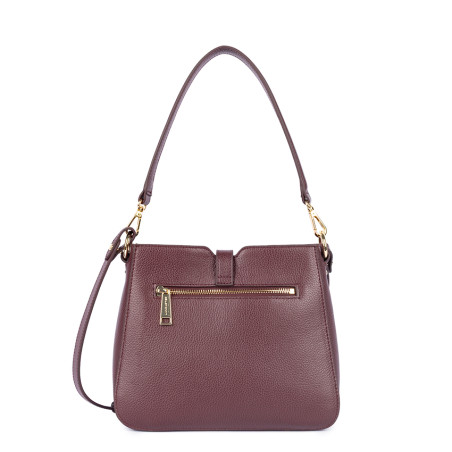 Lancaster Milano Horizon Sac Besace 547-85 Bordeaux dos