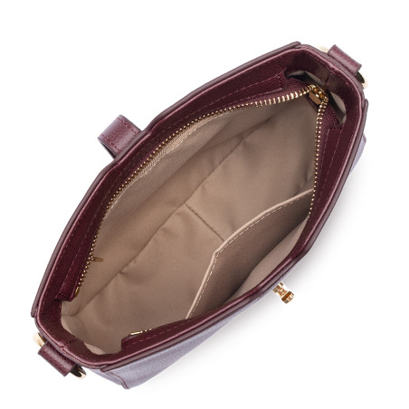 Lancaster Milano Horizon Crossbody Bag 547-85 Bordeaux