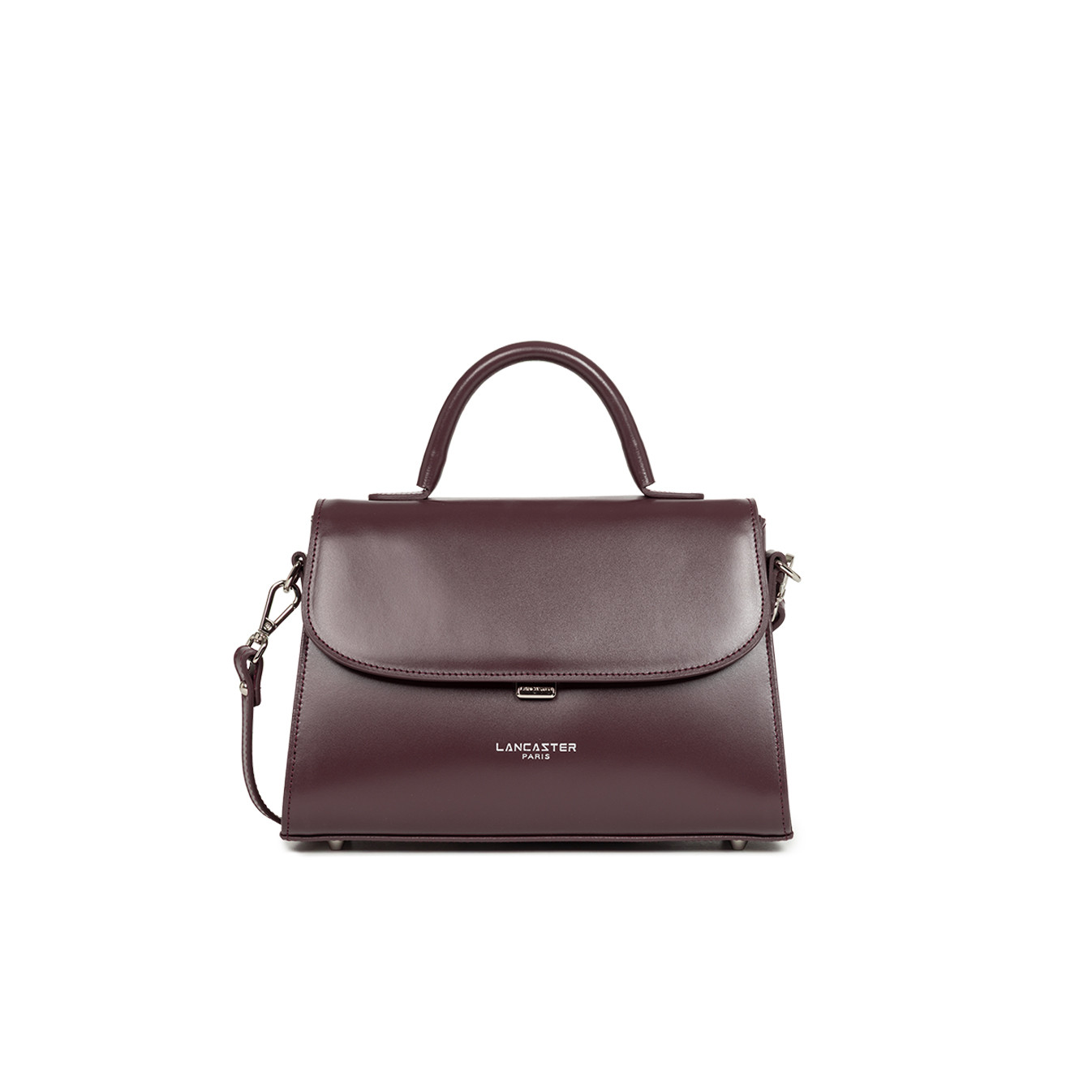 Lancaster Suave Even Sac à Main Cuir 433-17 Bordeaux Foncé