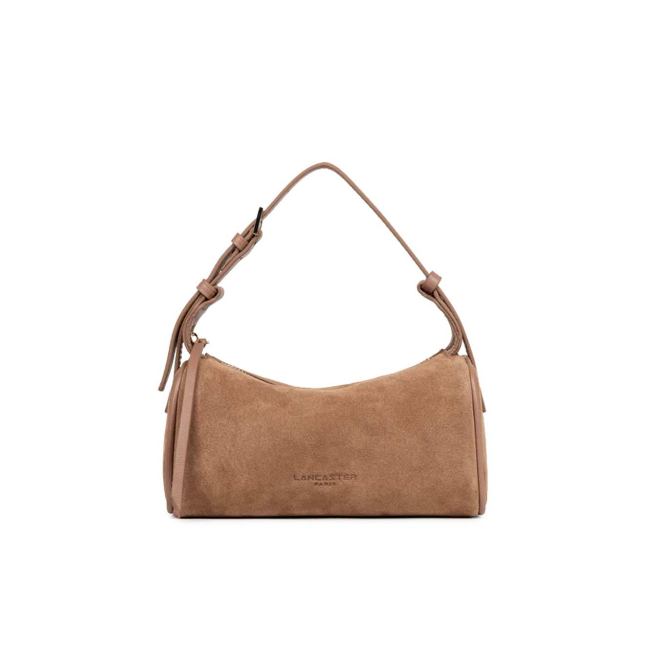 Lancaster Suède Petit Sac Rectangle En Cuir Velours 530-54 Camel