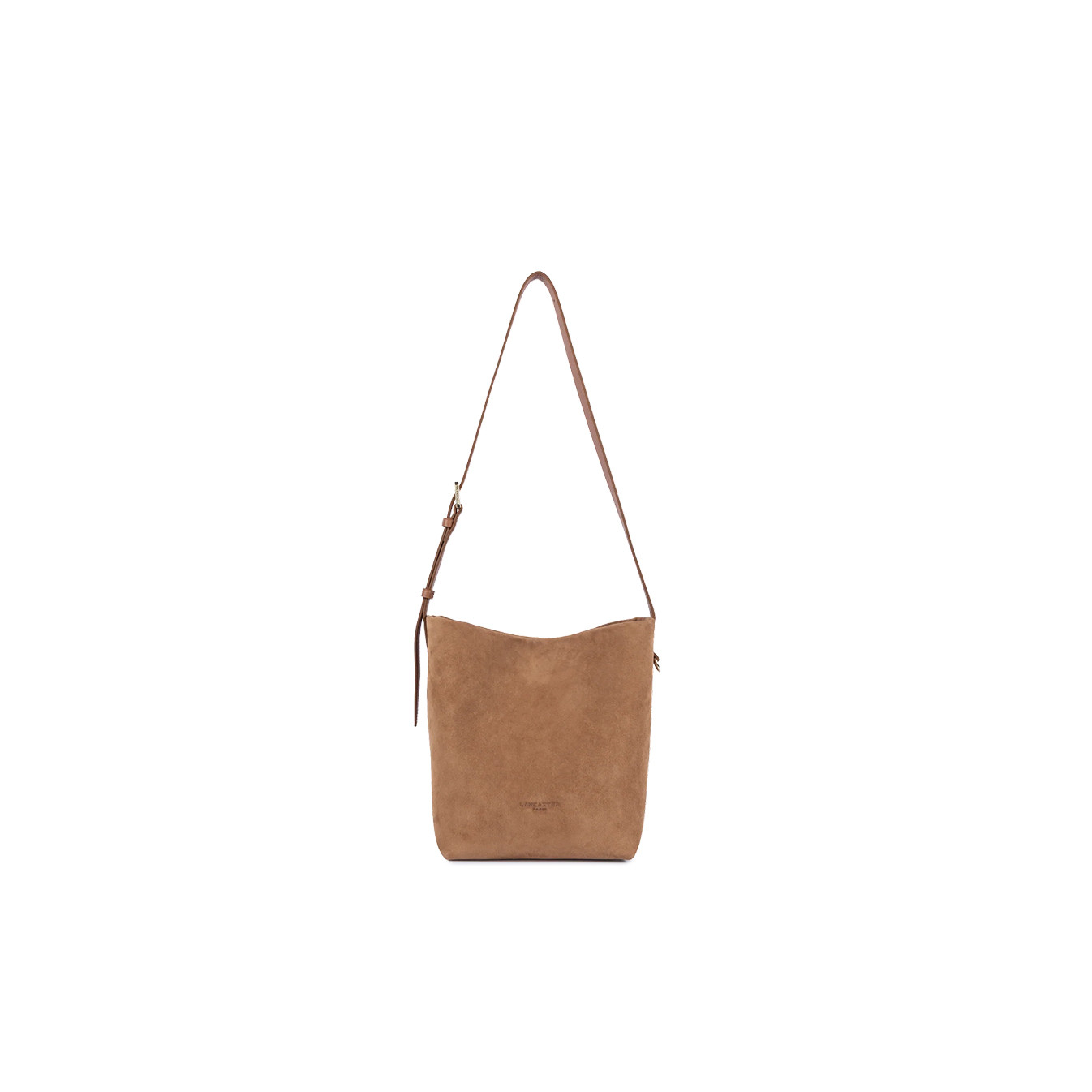 Lancaster Suede Bucket Bag 530-56 Camel