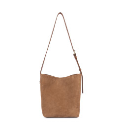 Lancaster Suede Bucket Bag 530-56 Camel