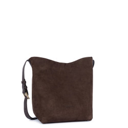 Lancaster Suede Bucket Bag 530-56 Brown