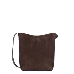 Lancaster Suede Bucket Bag 530-56 Brown