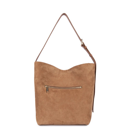 Lancaster Suede Large Bucket Bag 530-57 Camel