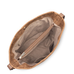 Lancaster Suede Large Bucket Bag 530-57 Camel