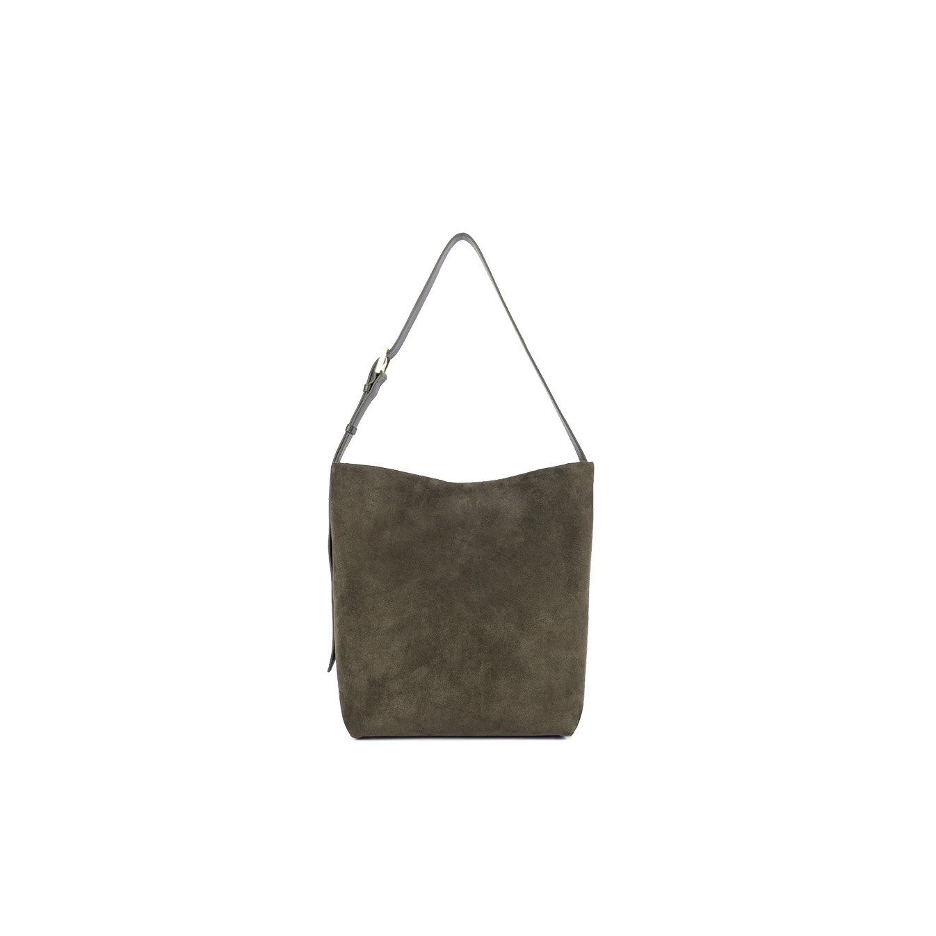 Lancaster Suède Grand Sac Seau 530-57 Kaki