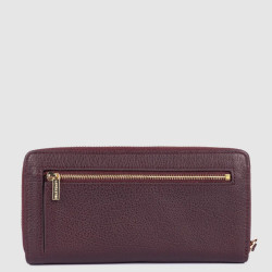 Lancaster Dune Wallet and Companion 129-18 Dark Bordeaux