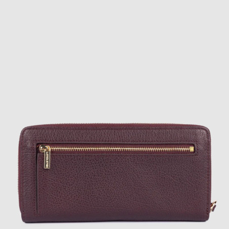 Lancaster Dune Wallet and Companion 129-18 Dark Bordeaux