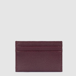 Lancaster Dune Card Holder 129-20 Dark Bordeaux