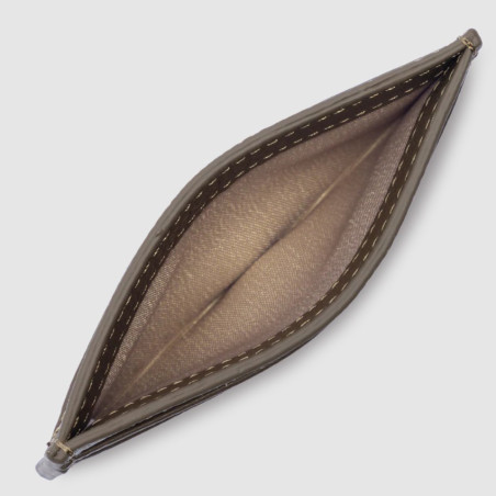 Lancaster Dune Porte Cartes 129-20 Kaki ouvert