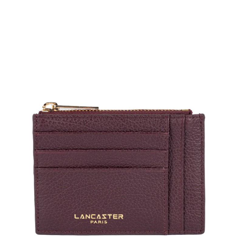 Lancaster Dune Card Holder 129-22 Dark Bordeaux