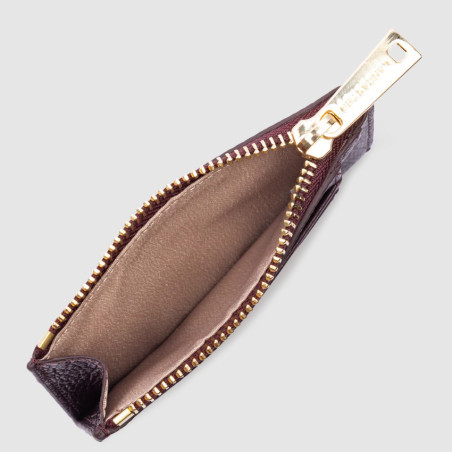 Lancaster Dune Card Holder 129-22 Dark Bordeaux