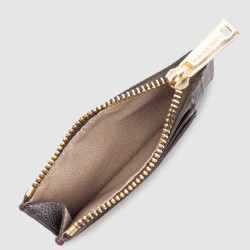 Lancaster Dune Card Holder 129-22 Dark Brown