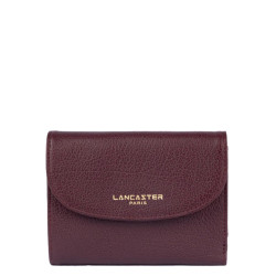 Lancaster Dune Back-to-Back Wallet 129-26 Dark Bordeaux