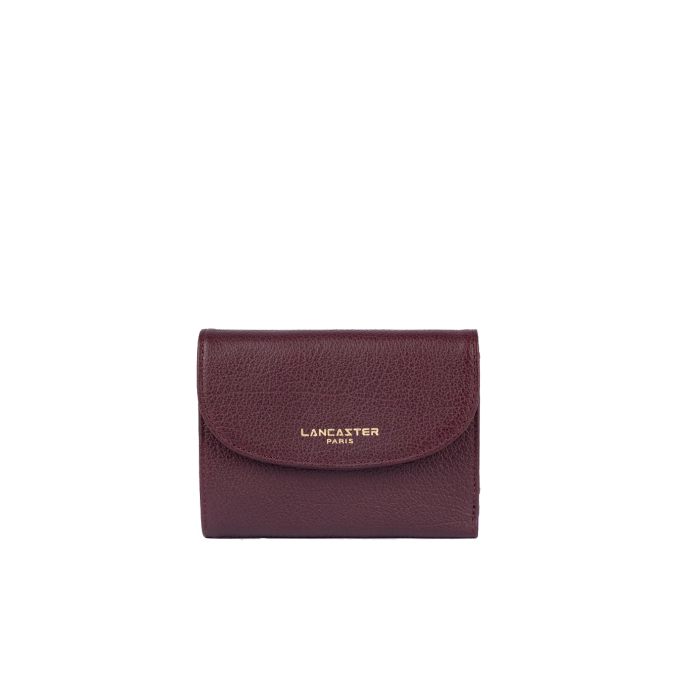 Lancaster Dune Back-to-Back Wallet 129-26 Dark Bordeaux