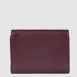 Lancaster Dune Back-to-Back Wallet 129-26 Dark Bordeaux