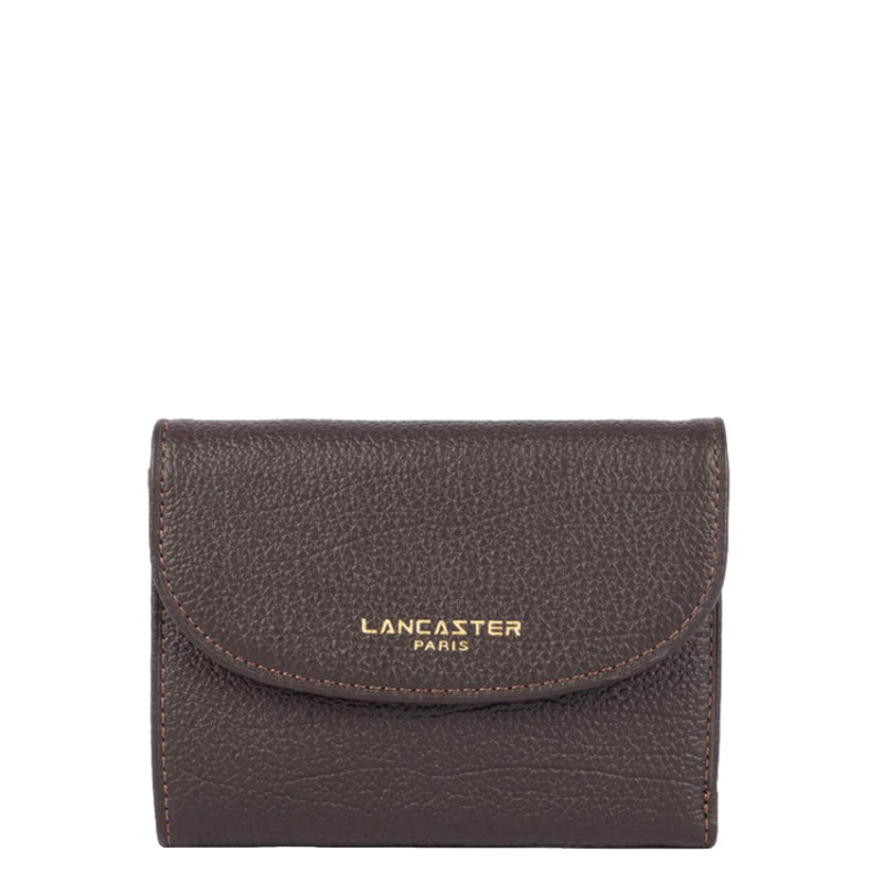 Lancaster Dune Back-to-Back Wallet 129-26 Dark Brown