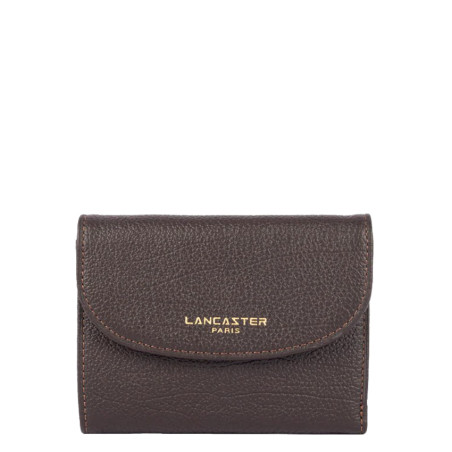 Lancaster Dune Back-to-Back Wallet 129-26 Dark Brown