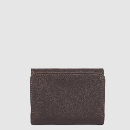 Lancaster Dune Back-to-Back Wallet 129-26 Dark Brown