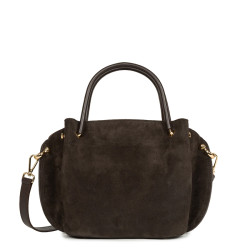 Lancaster Suède Louisa Sac A Main 470-103 Marron dos