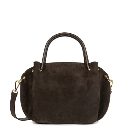 Lancaster Suède Louisa Sac A Main 470-103 Marron dos