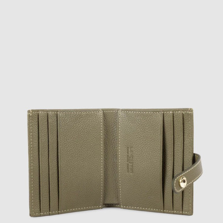 Lancaster Milano Ana Card Holder 147-01 Khaki