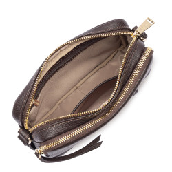 Lancaster Dune Crossbody Bag 529-20 Dark Brown