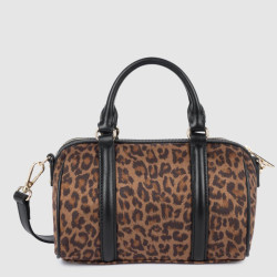Lancaster Jungle Pouch Bag 518-093 Brown Leopard
