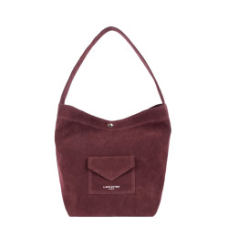 Lancaster Suedine KBA Mini Bucket Bag 518-060 Bordeaux
