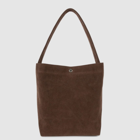 Lancaster Suede KBA Mini Bucket Bag 518-060 Brown