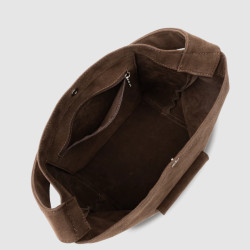 Lancaster Suede KBA Mini Bucket Bag 518-060 Brown
