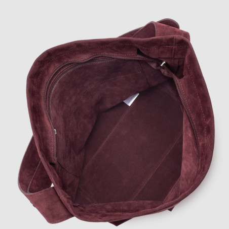 Lancaster Suedine KBA Bucket Bag 518-062 Bordeaux
