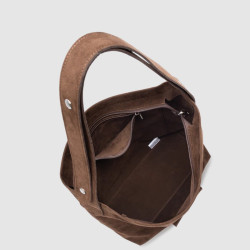 Lancaster Suedine KBA Bucket Bag 518-062 Brown