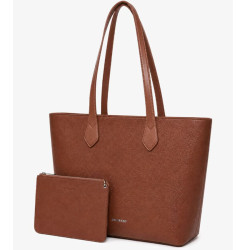 Chabrand By Chabrand Louise Shopping Bag & Detachable Pocket Brown