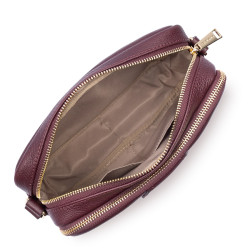Lancaster Dune M Double Pouch Bag 529-71 Dark Bordeaux