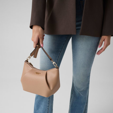 Guess Amorette Crossbody Bag with Removable Strap Beige