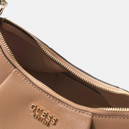 Guess Amorette Crossbody Bag with Removable Strap Beige