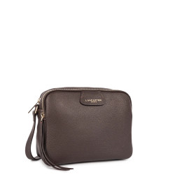 Lancaster Dune M Double Pouch Bag 529-71 Dark Brown